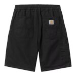 CARHARTT WIP FLINT SHORT BLACK GARMENT DYED - Image 5