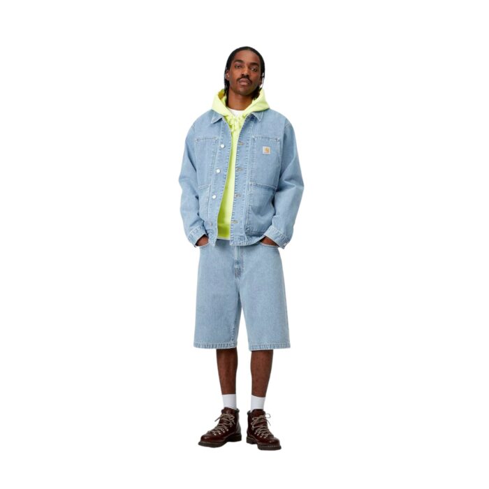 CARHARTT WIP LANDON SHORT BLUE BLEACHED - Image 4