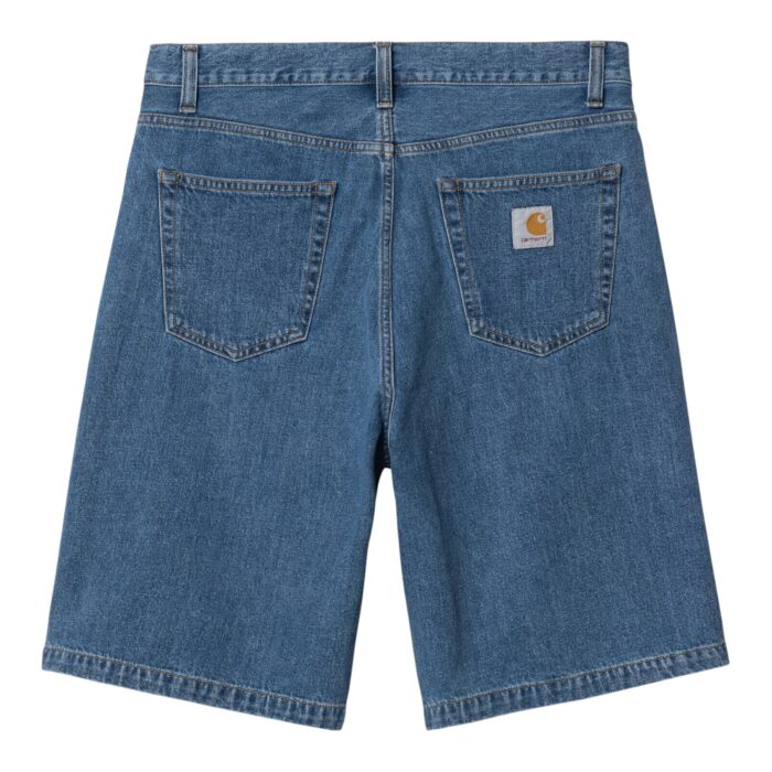 CARHARTT WIP LANDON SHORT BLUE HEAVY STONE WASH - Image 6