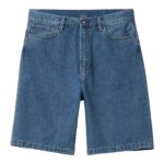 CARHARTT WIP LANDON SHORT BLUE HEAVY STONE WASH - Image 5