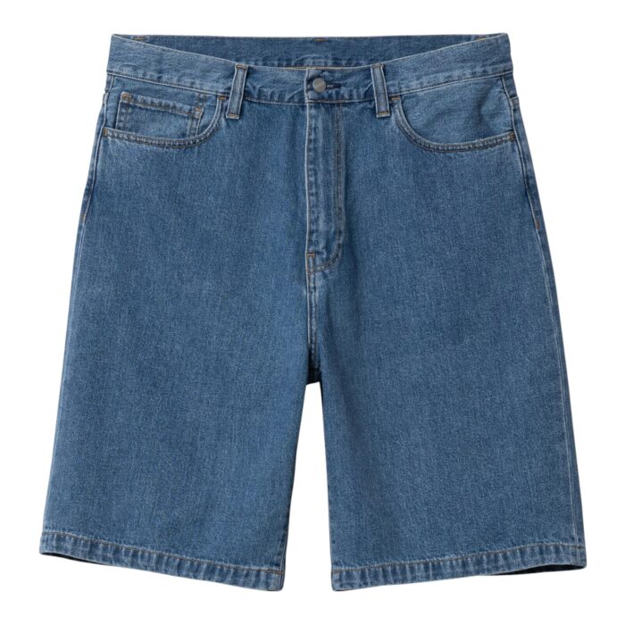 CARHARTT WIP LANDON SHORT BLUE HEAVY STONE WASH - Image 5