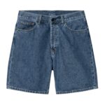 CARHARTT WIP NOLAN SHORT BLUE HEAVY STONE WASH