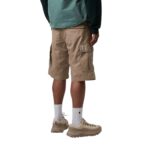 CARHARTT WIP REGULAR CARGO SHORT LEATHER RINSED - Image 2