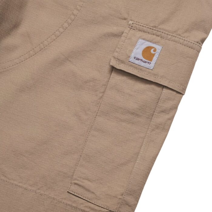 CARHARTT WIP REGULAR CARGO SHORT LEATHER RINSED - Image 7