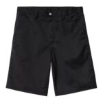 CARHARTT WIP SIMPLE SHORT BLACK RINSED