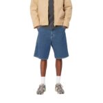 CARHARTT WIP SIMPLE SHORT BLUE STONE WASHED