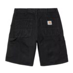 CARHARTT WIP SINGLE KNEE SHORT BLACK RINSED - Image 10