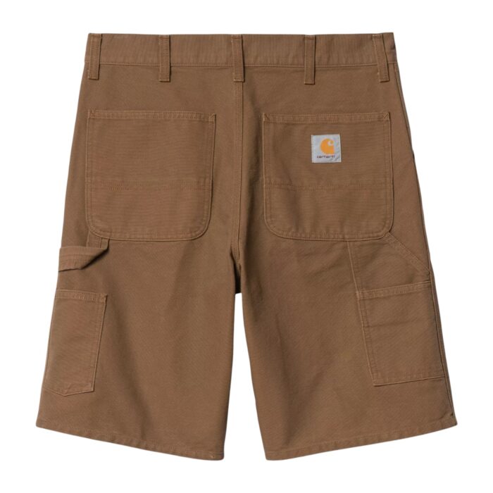 CARHARTT WIP SINGLE KNEE SHORT HAMILTON BROWN RINSED - Image 9