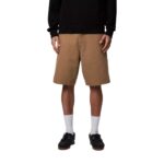CARHARTT WIP SINGLE KNEE SHORT HAMILTON BROWN RINSED