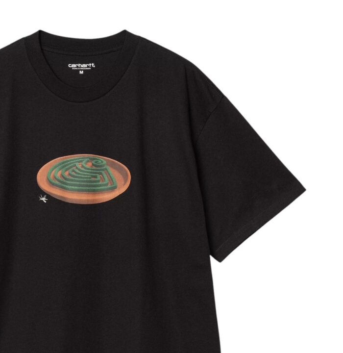 CARHARTT WIP SPIRAL T-SHIRT BLACK - Image 3