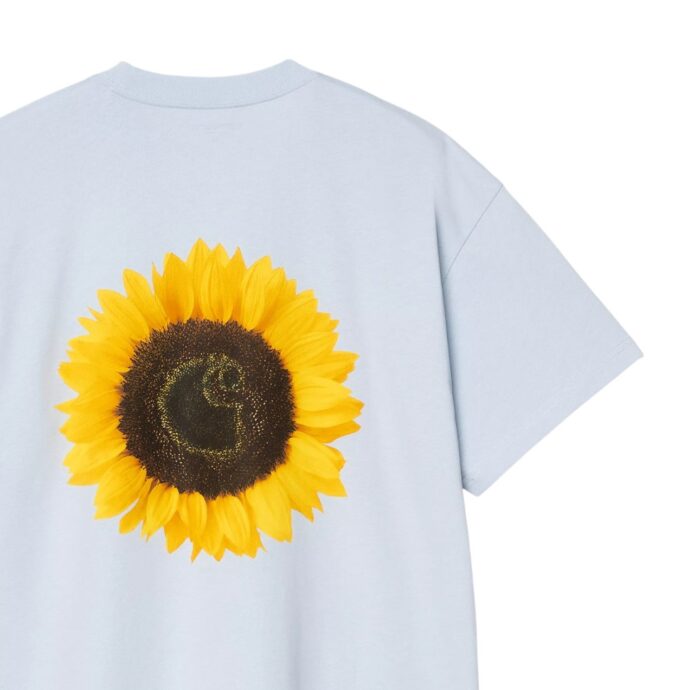 CARHARTT WIP SUNFLOWER T-SHIRT AIR SKY - Image 3