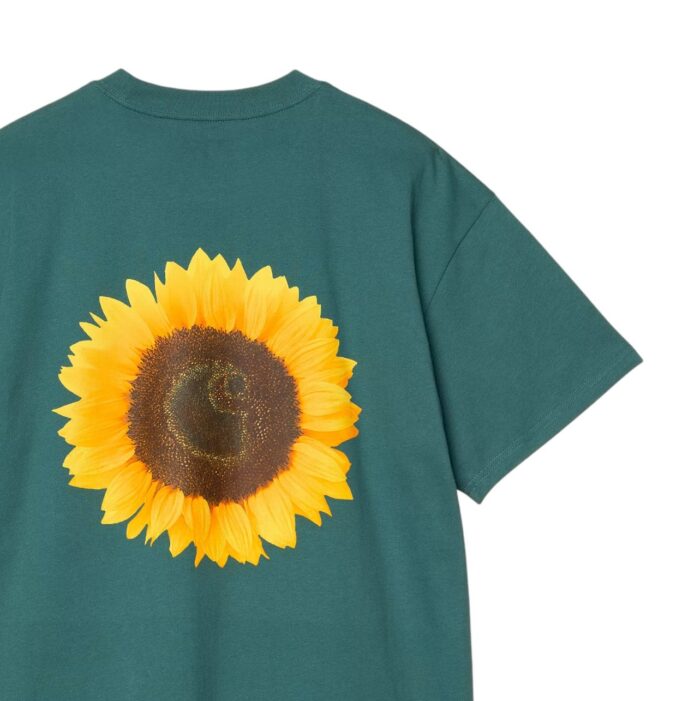 CARHARTT WIP SUNFLOWER T-SHIRT RAINFOREST - Image 3