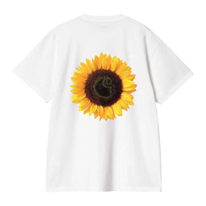 CARHARTT WIP SUNFLOWER T-SHIRT WHITE - Image 2