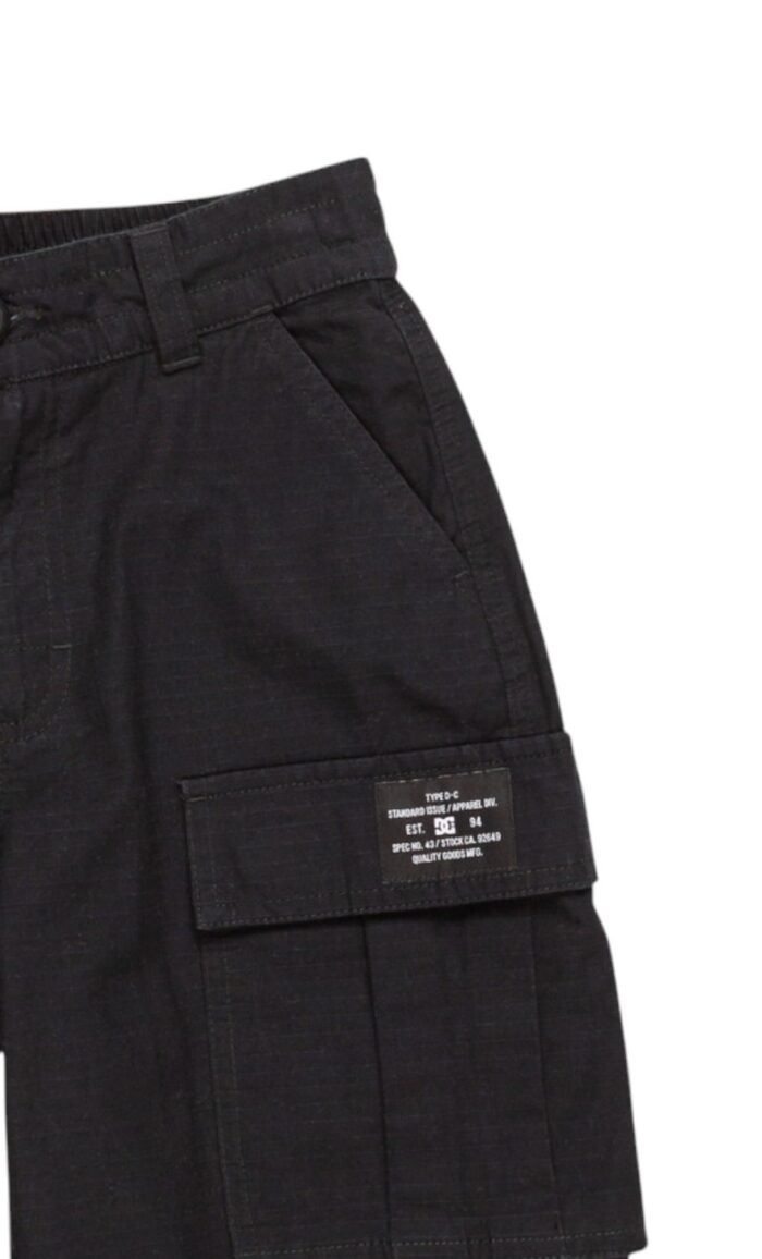 DC BOYS TUNDRA CARGO 17 SHORT BLACK - Image 3