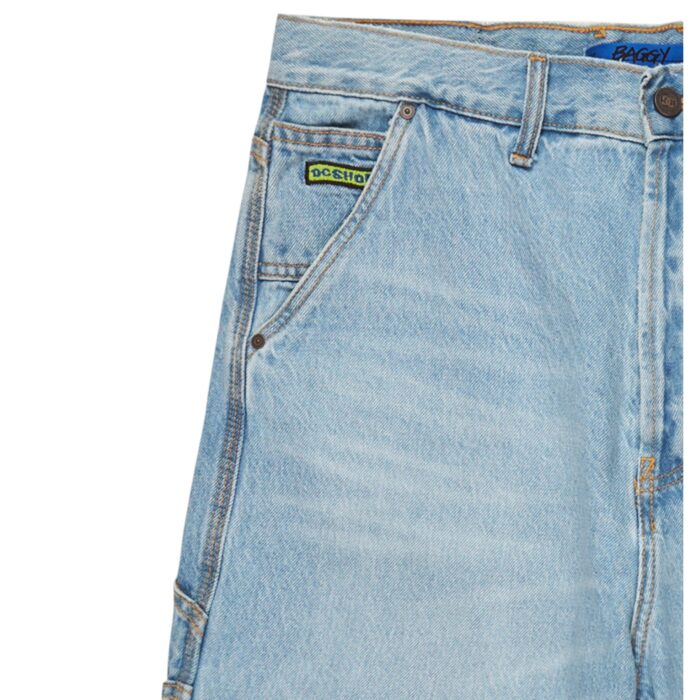 DC CARPENTER DENIM 22 SHORT INDIGO LIGHT - Image 3