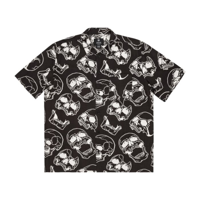 DC FRACTURE SHIRT BLACK SKULLY PRINT - Image 7