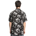 DC FRACTURE SHIRT BLACK SKULLY PRINT - Image 2
