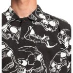 DC FRACTURE SHIRT BLACK SKULLY PRINT - Image 4