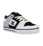 DC PURE SHOES WHITE BLACK TEAL - Image 3
