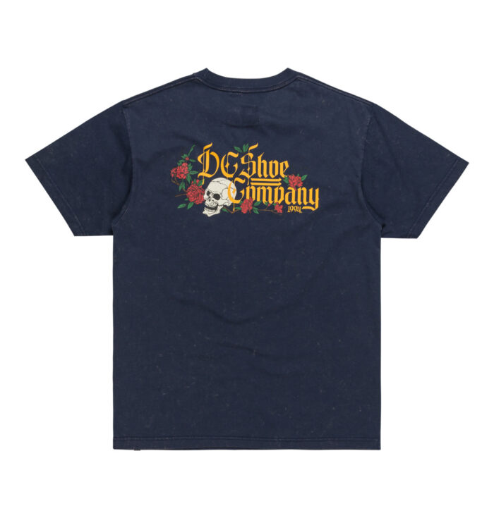 DC STANDOFF T-SHIRT DRESS BLUES RAIN WASH - Image 7