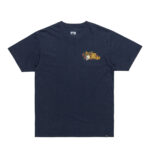 DC STANDOFF T-SHIRT DRESS BLUES RAIN WASH