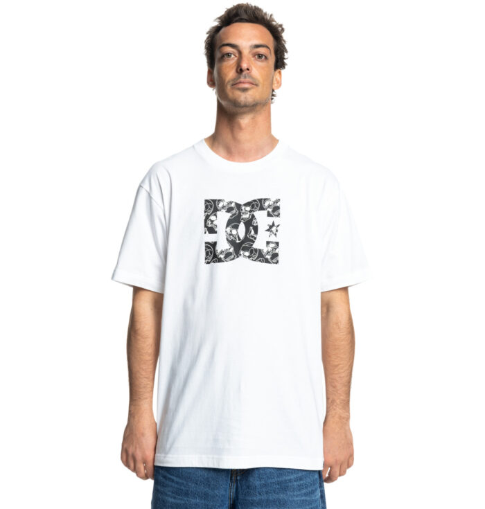 DC STAR SKULLY T-SHIRT WHITE - Image 4