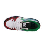 DC YOUTH PURE SHOES WHITE BLUE RED - Image 2