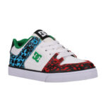 DC YOUTH PURE SHOES WHITE BLUE RED - Image 5