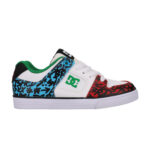 DC YOUTH PURE SHOES WHITE BLUE RED