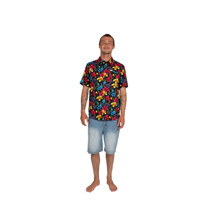 RUSTY LILIES SHIRT LILIES AOP - Image 3