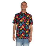 RUSTY LILIES SHIRT LILIES AOP