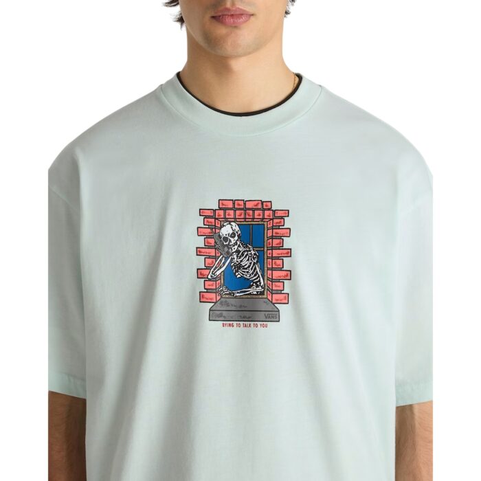 VANS SKULL WINDOW T-SHIRT HINT OF MINT - Image 5