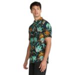 VOLCOM BRAINMELTER FLORAL SHIRT BLACK GREEN - Image 3