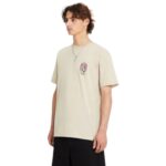 VOLCOM DRAGGIN STONE T-SHIRT LIGHT KHAKI - Image 3