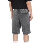VOLCOM FREAZY LOOSE ELASTICATED WAIST 22 SHORT LIGHT ACID BLACK - Image 4