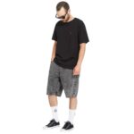 VOLCOM FREAZY LOOSE ELASTICATED WAIST 22 SHORT LIGHT ACID BLACK - Image 5