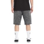 VOLCOM FREAZY LOOSE ELASTICATED WAIST 22 SHORT LIGHT ACID BLACK - Image 2