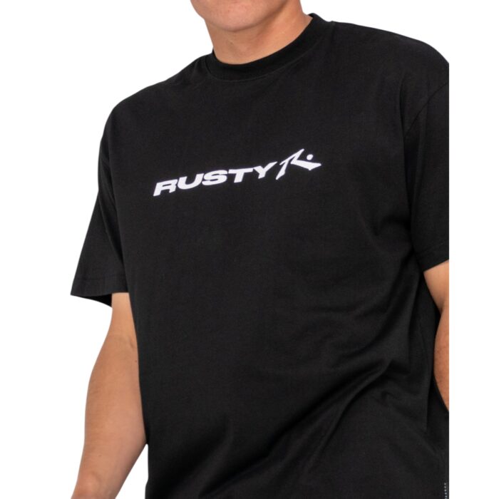 RUSTY VITAL RUSTY T-SHIRT BLACK - Image 4