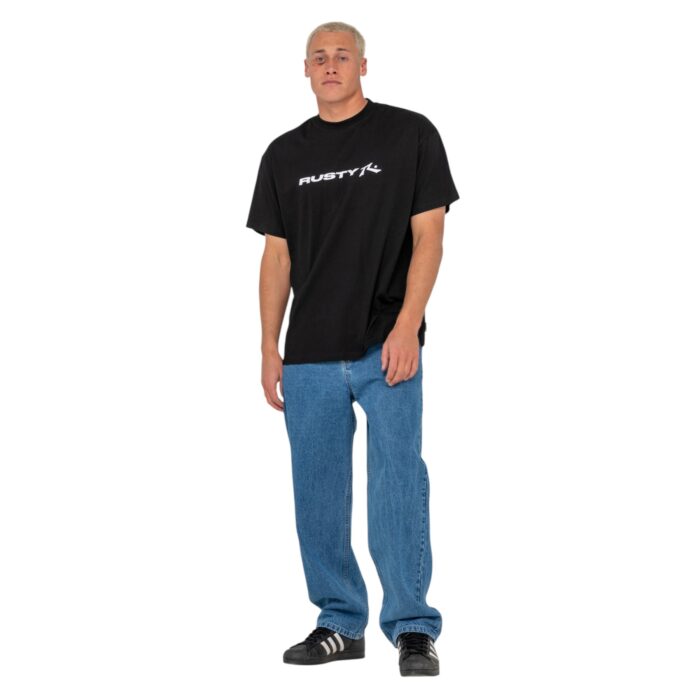 RUSTY VITAL RUSTY T-SHIRT BLACK - Image 5