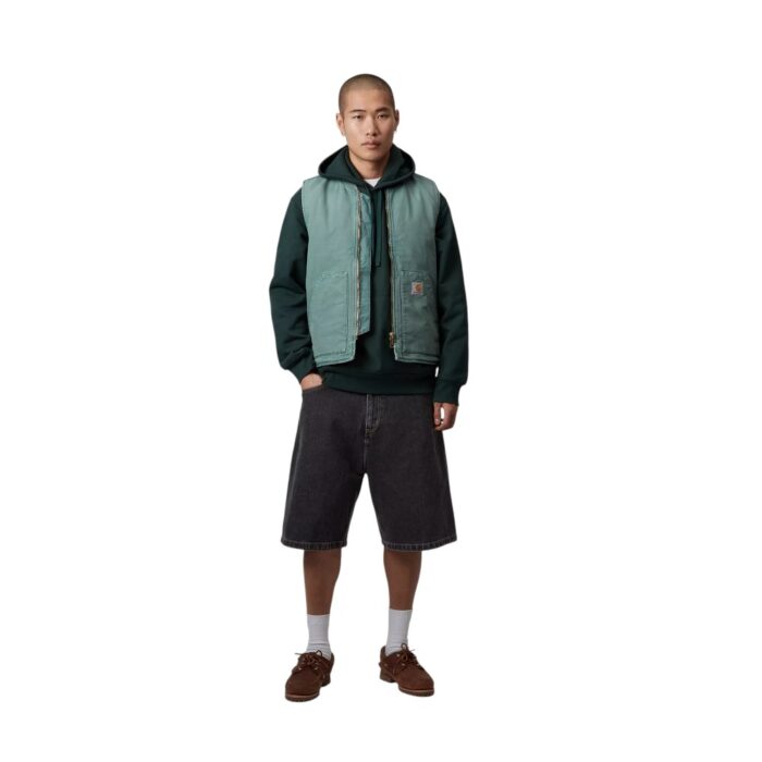 CARHARTT WIP BRANDON SHORT BLACK STONE WASHED - Image 5