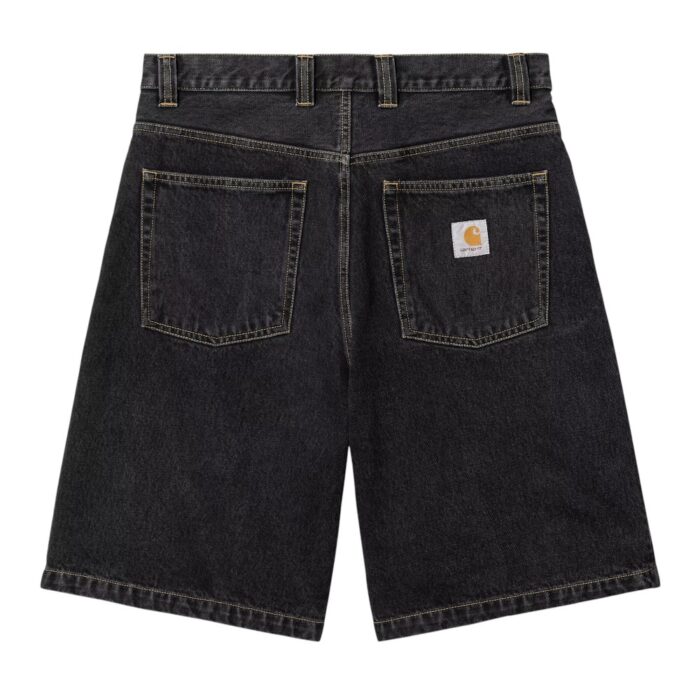 CARHARTT WIP BRANDON SHORT BLACK STONE WASHED - Image 4