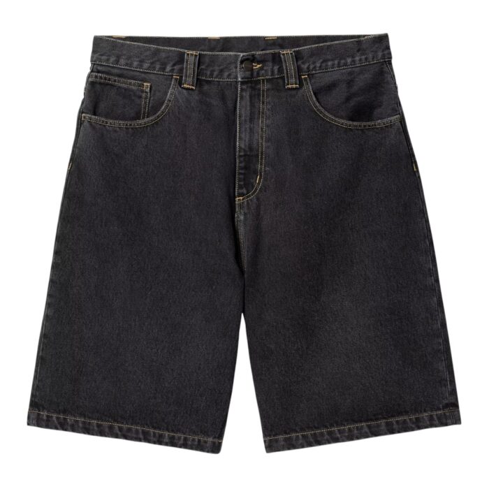 CARHARTT WIP BRANDON SHORT BLACK STONE WASHED - Image 3