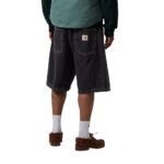 CARHARTT WIP BRANDON SHORT BLACK STONE WASHED - Image 2