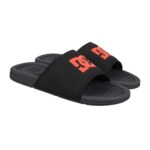 DC BOLSA SANDALS BLACK GREY RED