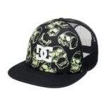 DC BOYS GAS STATION TRUCKER CAP GLOW SKULLY