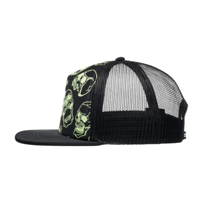 DC BOYS GAS STATION TRUCKER CAP GLOW SKULLY - Image 3