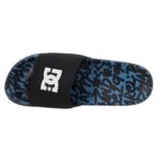 DC SLIDE SE SANDALS NAVY BLACK - Image 2