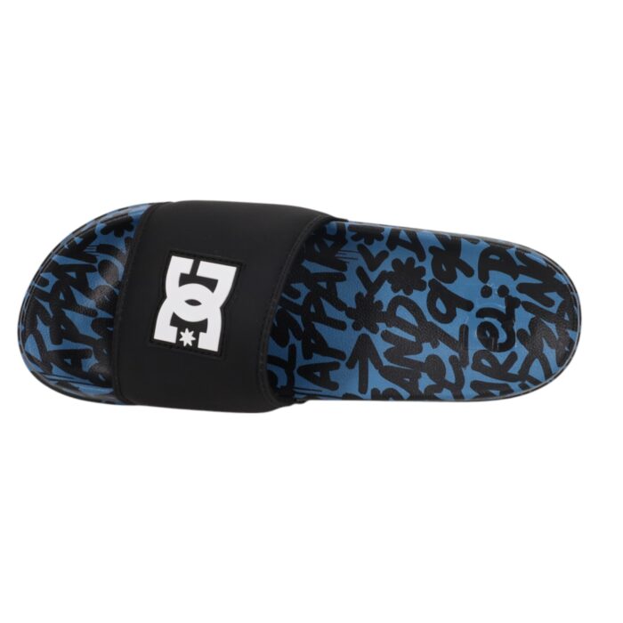 DC SLIDE SE SANDALS NAVY BLACK - Image 2