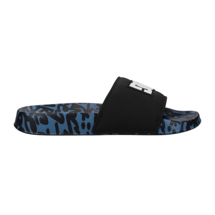 DC SLIDE SE SANDALS NAVY BLACK - Image 5