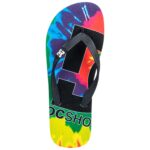 DC SPRAY GRAFFIK SANDALS MULTI BLACK